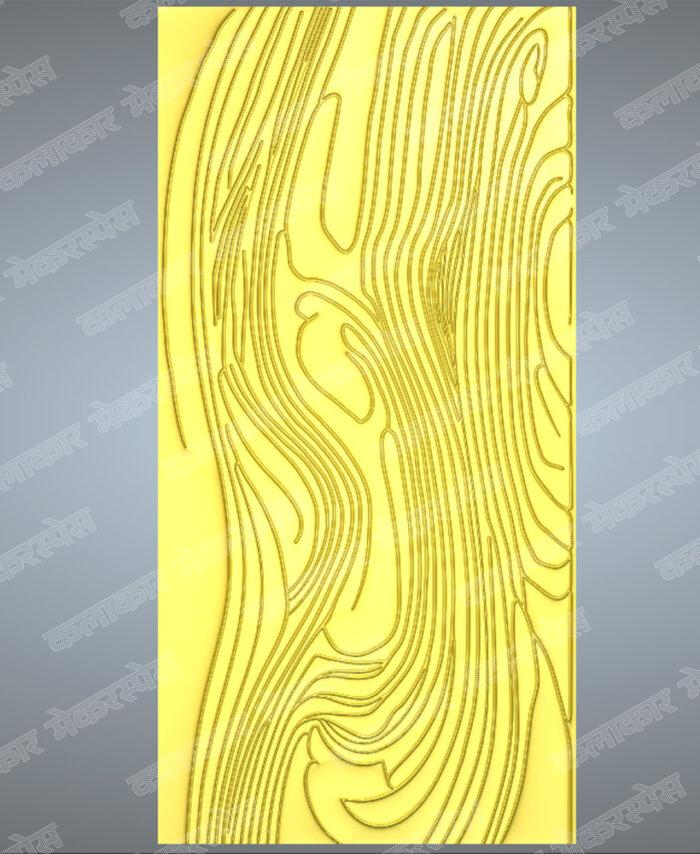 Finger Print Decor Artcam Relief Design