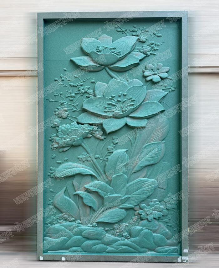 Rock & Flowers 3D CNC Design