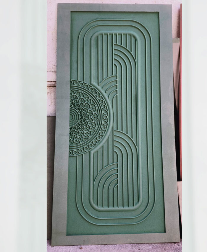 CNC Carved Door Panel ArtCAM Relief File – CNC 3D Carving Design